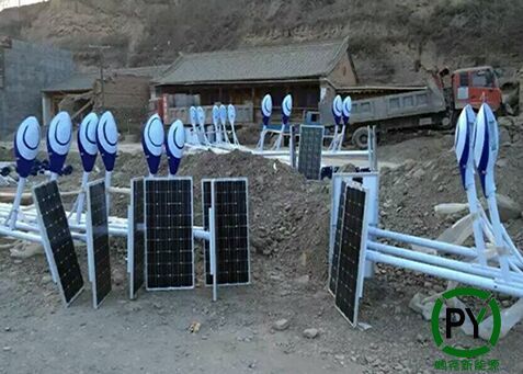 太陽能路燈分項組裝