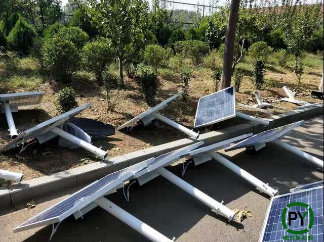 北京房山農村太陽能路燈安裝現場