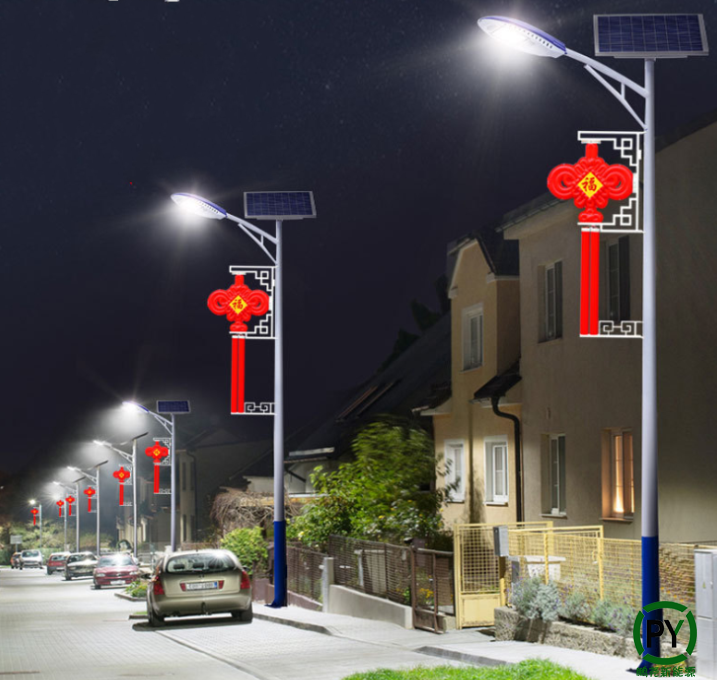 路燈led中國結掛件